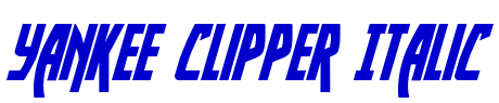 Yankee Clipper Italic fuente